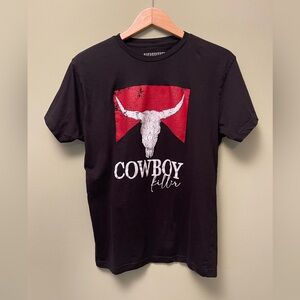 Women’s Black Graphic T-Shirt Cowboy Killer